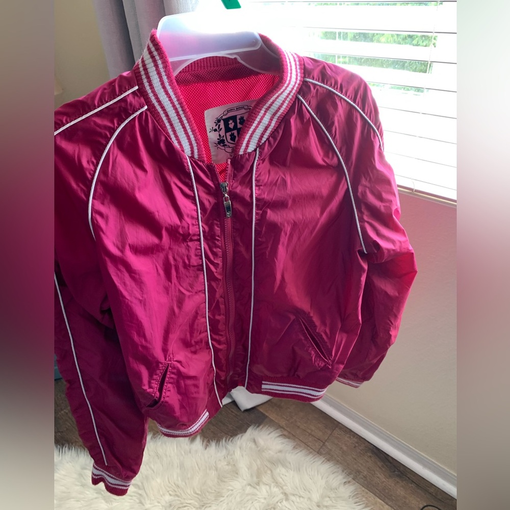 Ashley By 26 International Fuchsia Jacket with White Accents - Picture 10 of 11